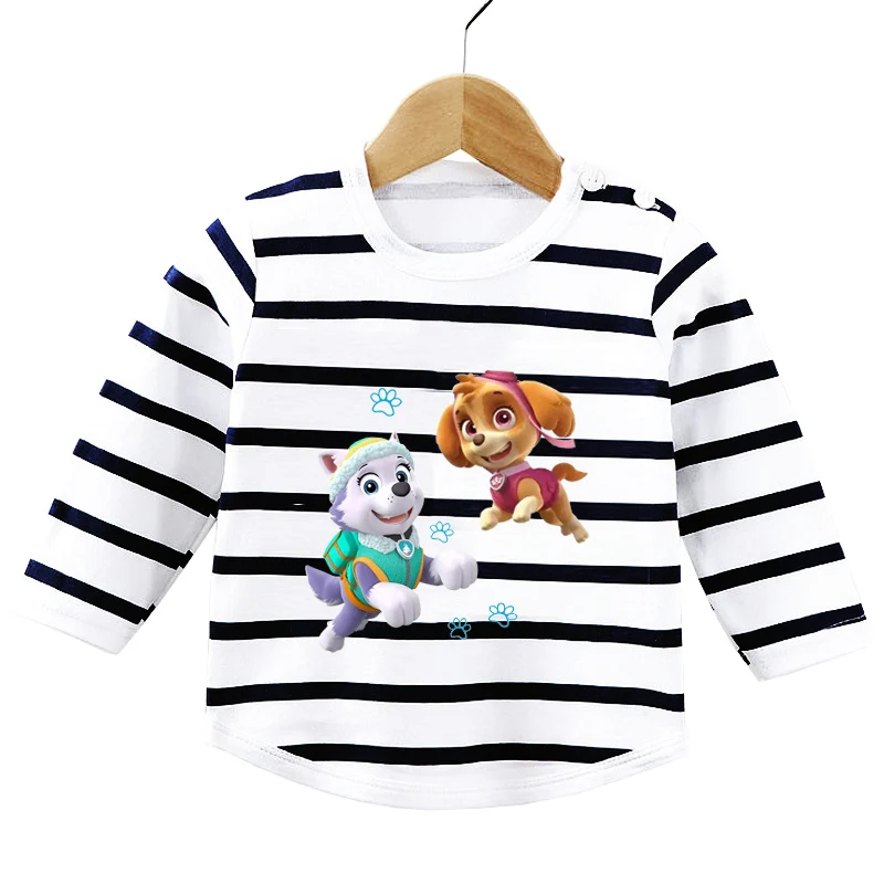 thumbnail image 1 of Conjunto de ropa de 2 uds para bebé recién nacido de 0 a 3 años, camisa de manga larga de la Patrulla Canina, mono, pantalones, conjunto infantil para niño pequeño, 1 of 5