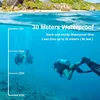 Helmet Video Recording Camera Sports Cameras Outdoor Cam 4K Action Camera 1080P/30FPS WiFi 2.0" 170D Underwater Waterproof 4