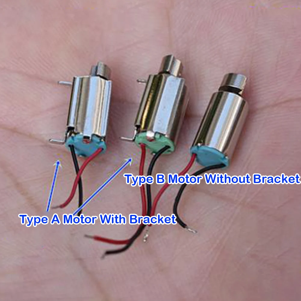 5PCS Mini 610 Coreless Vibration Motor Mini Vibrator Motor DC 2.4V with Tungsten Steel Vibration Wheel Strong Vibrator Massager