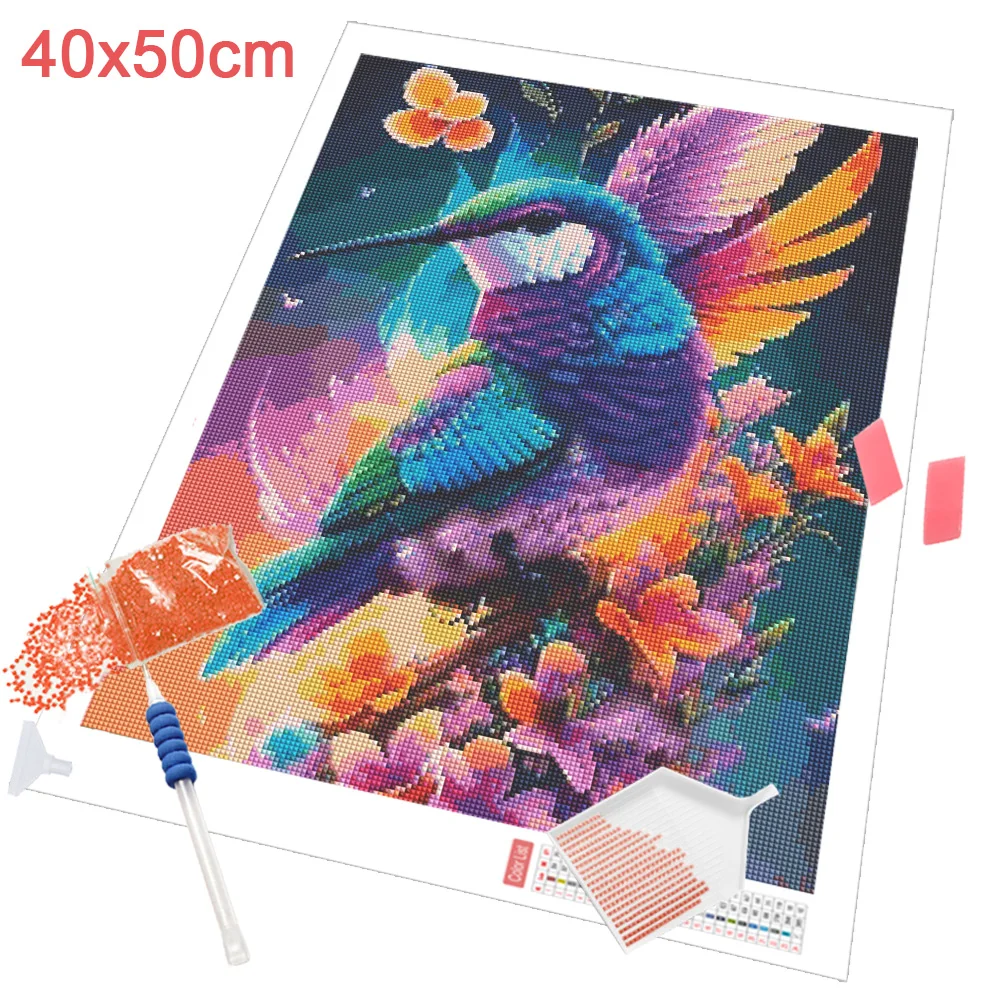 Diamond Painting Huacan Diamond Painting Kit Girl Portrait Diamond Embroidery Cross Stitch Woman Man Mosaic Handmade Gift
