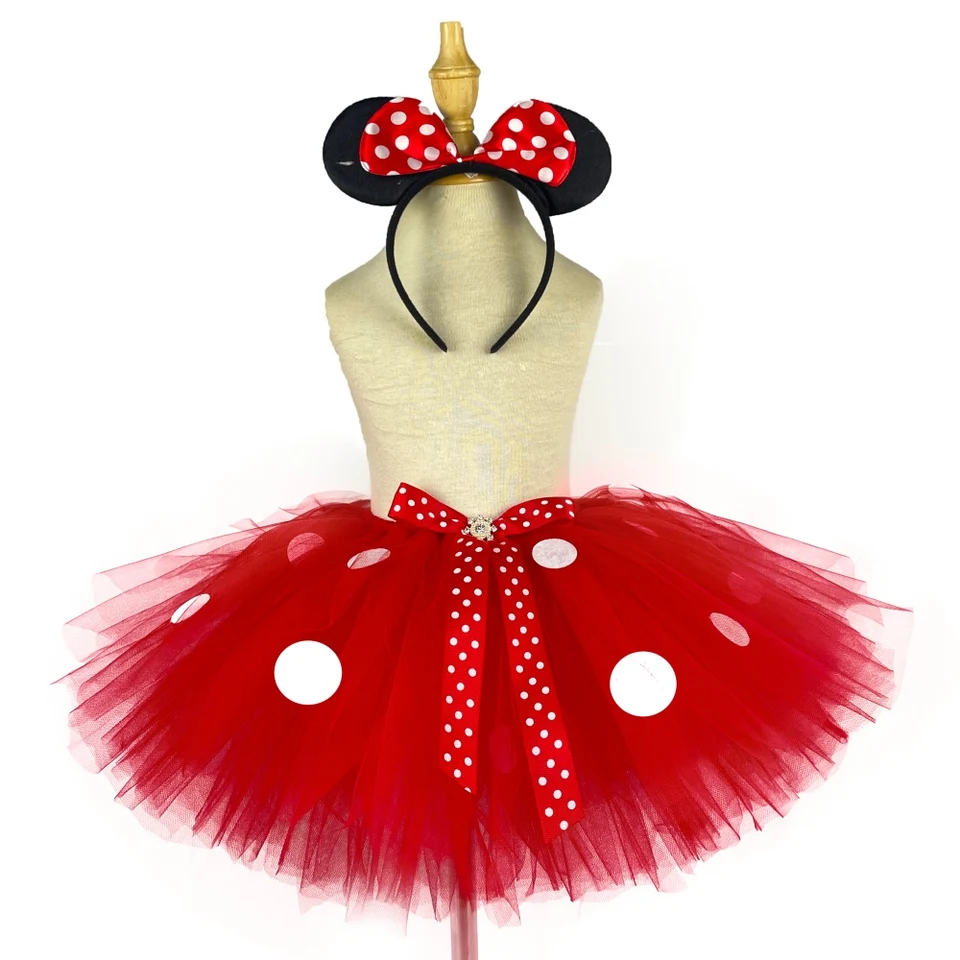 Tutu Ballerine Fille En Tulle Jupe Princesse Pour Fête, Danse Et Halloween