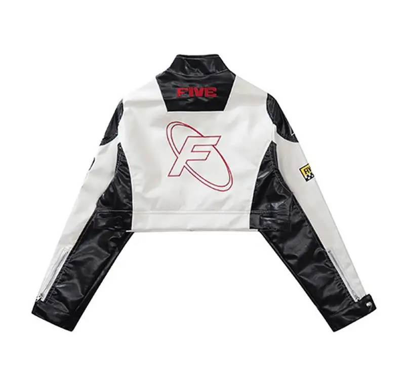 Texwood men's casual and sports wear store, summer beach clothes, men's leather fashion, jewelry, sunglasses American Leather Jacket Men Coats 2023 Vintage Hip-Hop Streetwear Harajuku Y2k Gothic Women Racing Jacket Bomber Short Coats