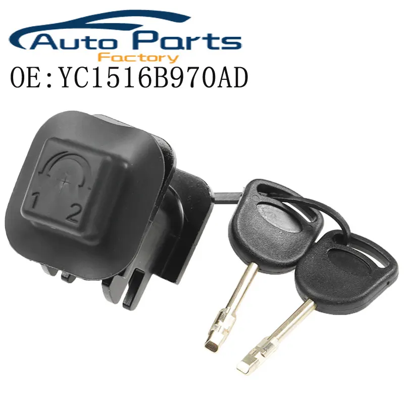 

New Lock Craft Door Bonnet Hood Lock Latch +2 Keys For Ford Transit MK6 2000-2006 Transit Connect 2002-2015 4124287 YC1516B970AD