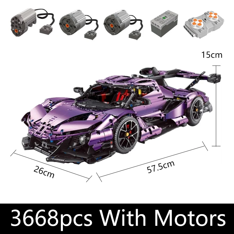 3668pcs with motors