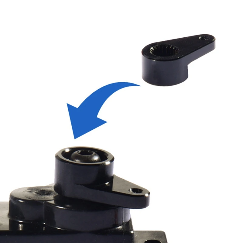 FUFU RC Car Accessories, DIY Metal Steering Gear Arm Drift Car For AFRC Steering Gear