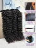 30 34 Inch Deep Wave Human Hair Bundles Curly Hair Burmese Weaving Raw Unprocessed Tissage Double Weft Virgin Hair Extensions 2