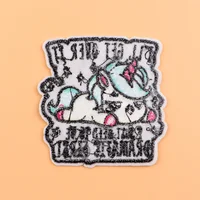 I'LL GET OVER IT Cartoon Iron-On Embroidered Patch – Funny Clothing Patch for Jackets, Bags, Jeans, DIY Garment Sewing Accessories - Image 4