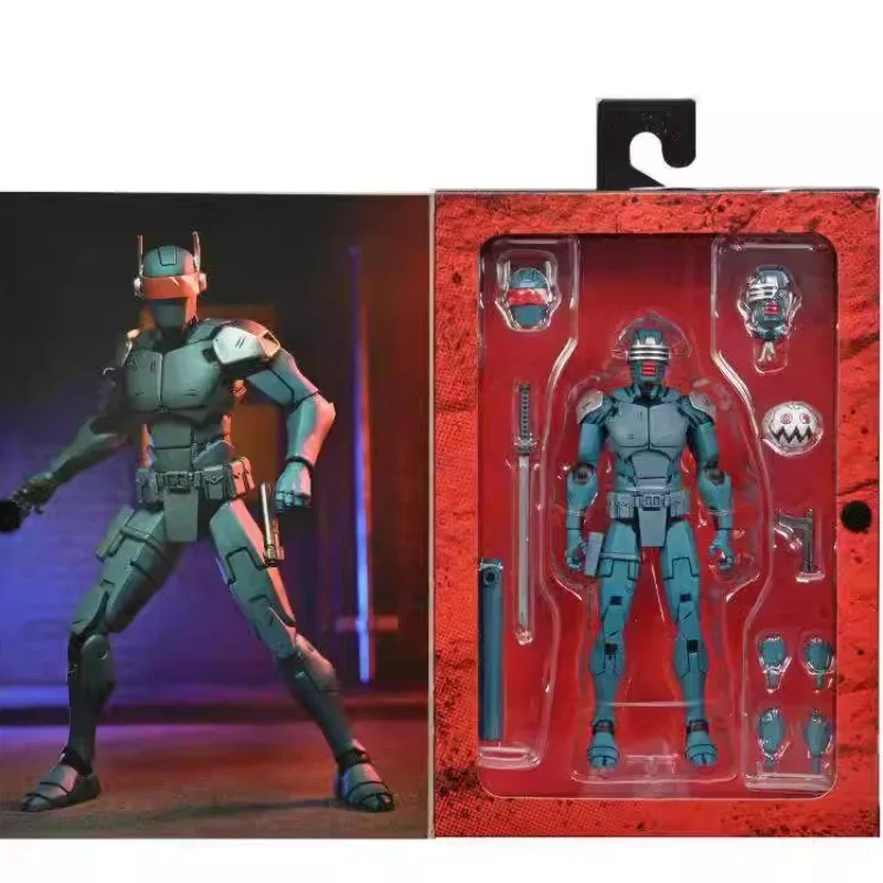 

【 Spot 】 Neca54314 Ninja Turtle Series Set The Last Ronin Patrol Robot 7-Inch Movable Humanoid Hand Toy