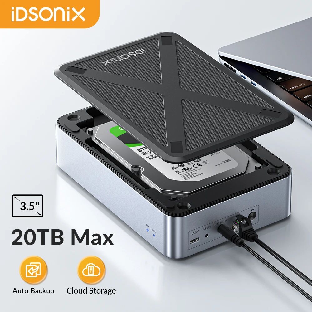 iDsonix NAS Private Cloud Storage Automatic Backup Remote Access