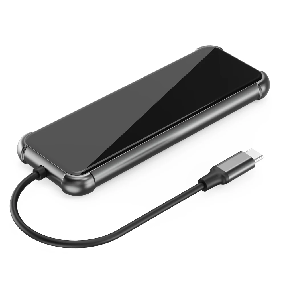 AIRSKY USB C Docking Sation to DP HDMI Adapter Hub for Huawei Samsung Mobile Phones Tablets PC Laptop TVs Projectors Monitors