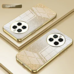 Glamorous Bling Glitter Slim Protective Back Case for Realme11Pro Plus (Gold)