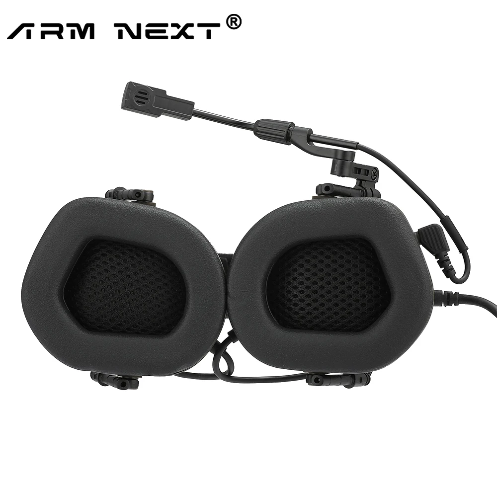 Tactical Headset Without Noise Cancellation VersionTactical Headsets Shooting Earmuff Use with PTT Walkie Headset