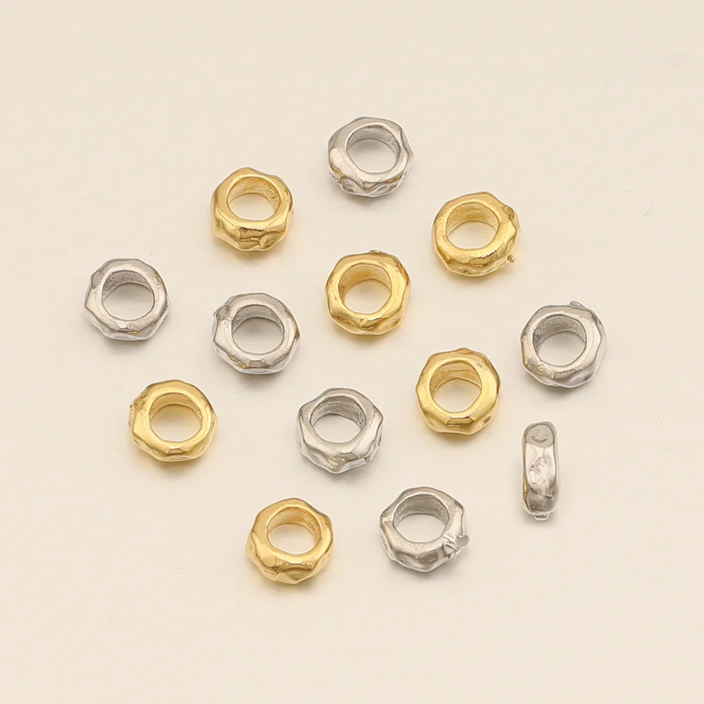 Cordial Design 6*6MM 100Pcs Jewelry Spacer/Loop Shape/Genuine Gold Plating/Jewelry Findings & Components/DIY Beads/Hand Made 1 Cordial Design 6*6MM 100Pcs Jewelry Spacer/Loop Shape/Genuine Gold Plating/Jewelry Findings & Components/DIY Beads/Hand Made - cordial