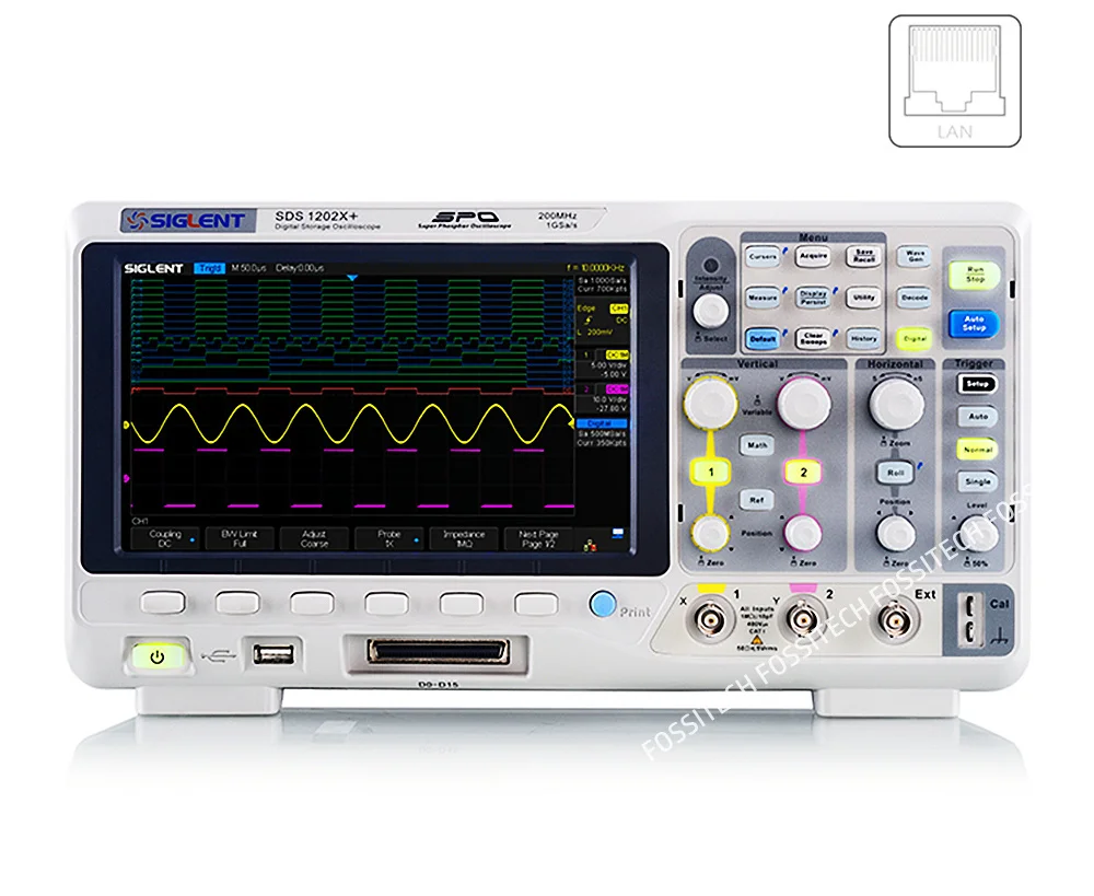 2 канальный цифровой осциллограф