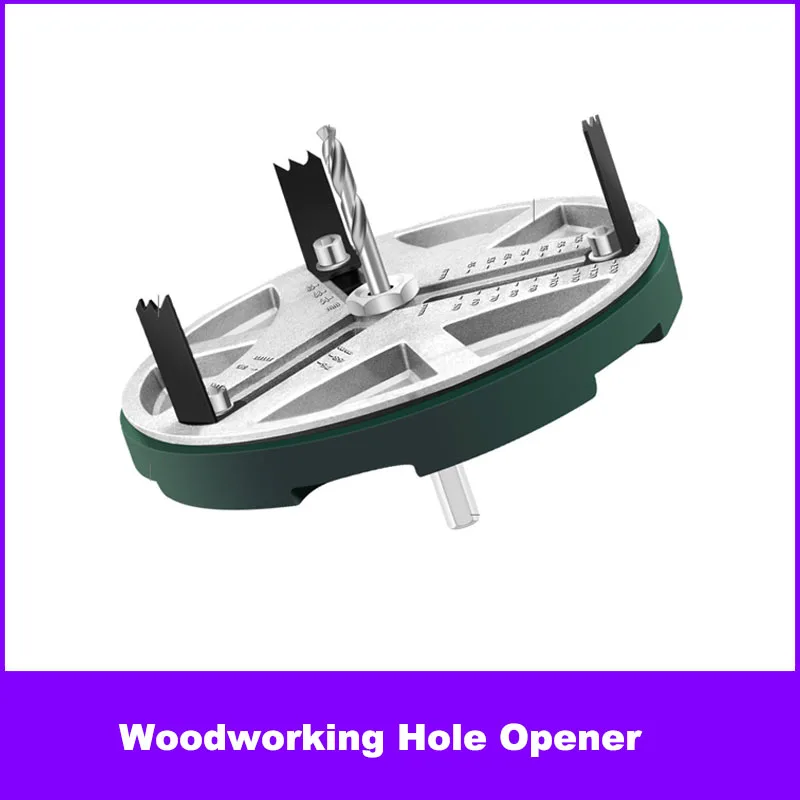 

Woodworking Hole Opener Universal Circular Hole Adjustable Drilling Machine Wooden And Aluminum Plate Hole Opener