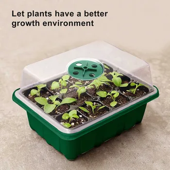 1pc Seedling Pot Green Planting Transplanting Multifunctional Gardening Planting Pot Nursing Care Seedling Box Grow Pots