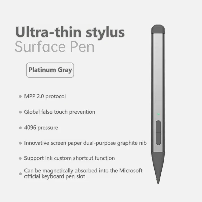 Slim Detachable Bluetooth Keyboard for Surface Pro - Enhanced Type Cover