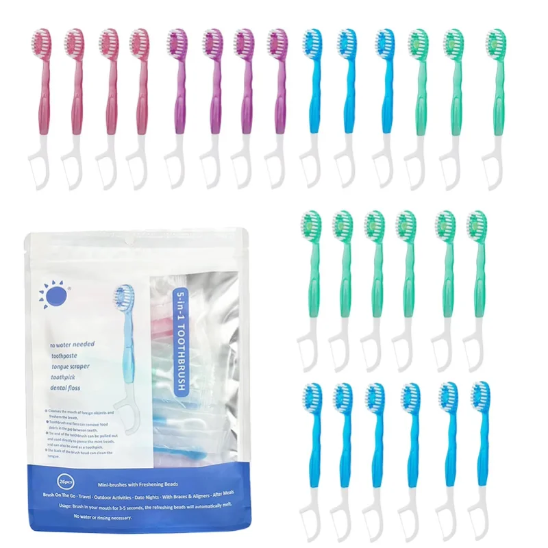 Mini Brosses Dents Jetables Avec Dentifrice Petite T te De Taille De mini-brosses-dents-jetables-avec-dentifrice-petite-t-te-de-taille-de
