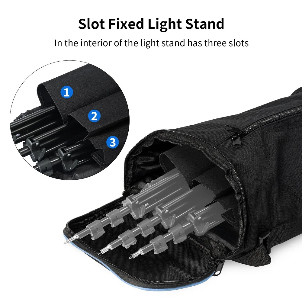 72cm Photography Light Stand Camera Bag Umbrellas Tripod Bag Waterproof Padd Zip