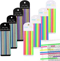 Highlighter Tape，1280 Pcs Long Transparent Highlighter Strips Page Markers Tabs for Annotating Books Removable Clear Highlighter 1