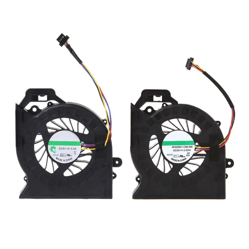 4 pin 0.4A 5V DC Notebook GPU Cooling Fans GPU Radiator For HP DV6