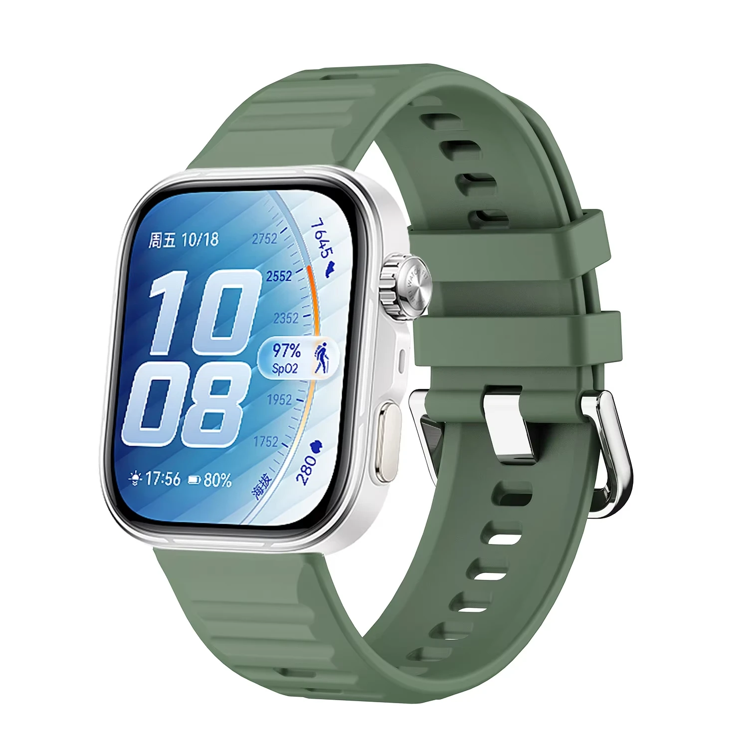 Premium Silicone Sport Strap - Breathable Bracelet Replacement
