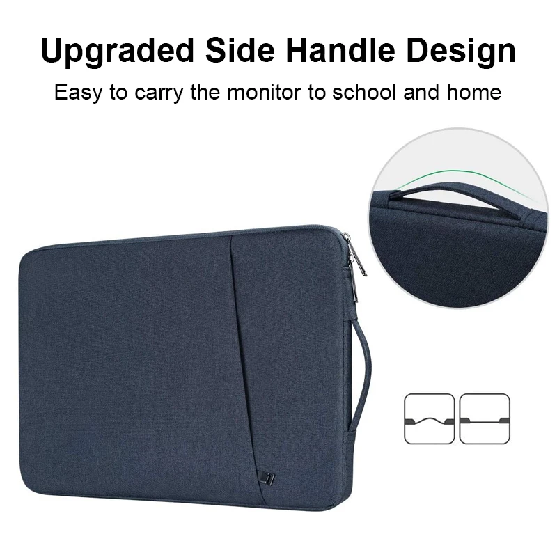 Denim Laptop Bag with Inner Bladder
