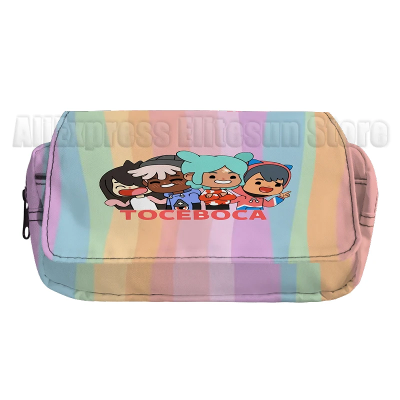 Toca Life World Pencil Case Toca Game School Pencil Box Gift Boys Girls Pencil Bag School Supplies Stationery 4