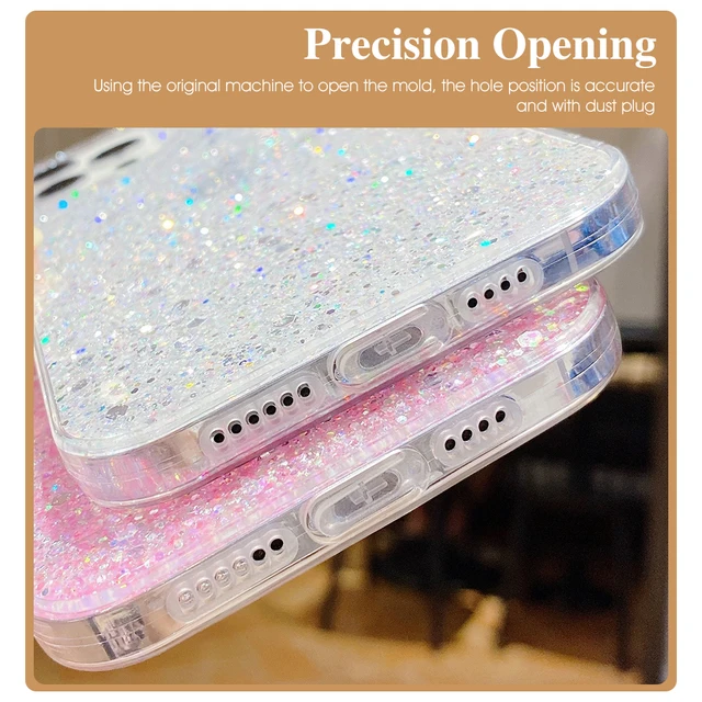 Luxury Bling Glitter Sequins For iPhone Case 11 12 13 14 Pro Max X XR XS Max 6 6s 7 8 Plus SE 2022 Candy Color phone Back Cover- Luxury Bling Glitter Sequins For iPhone Case 11 12 13 14 Pro Max X XR XS.jpg