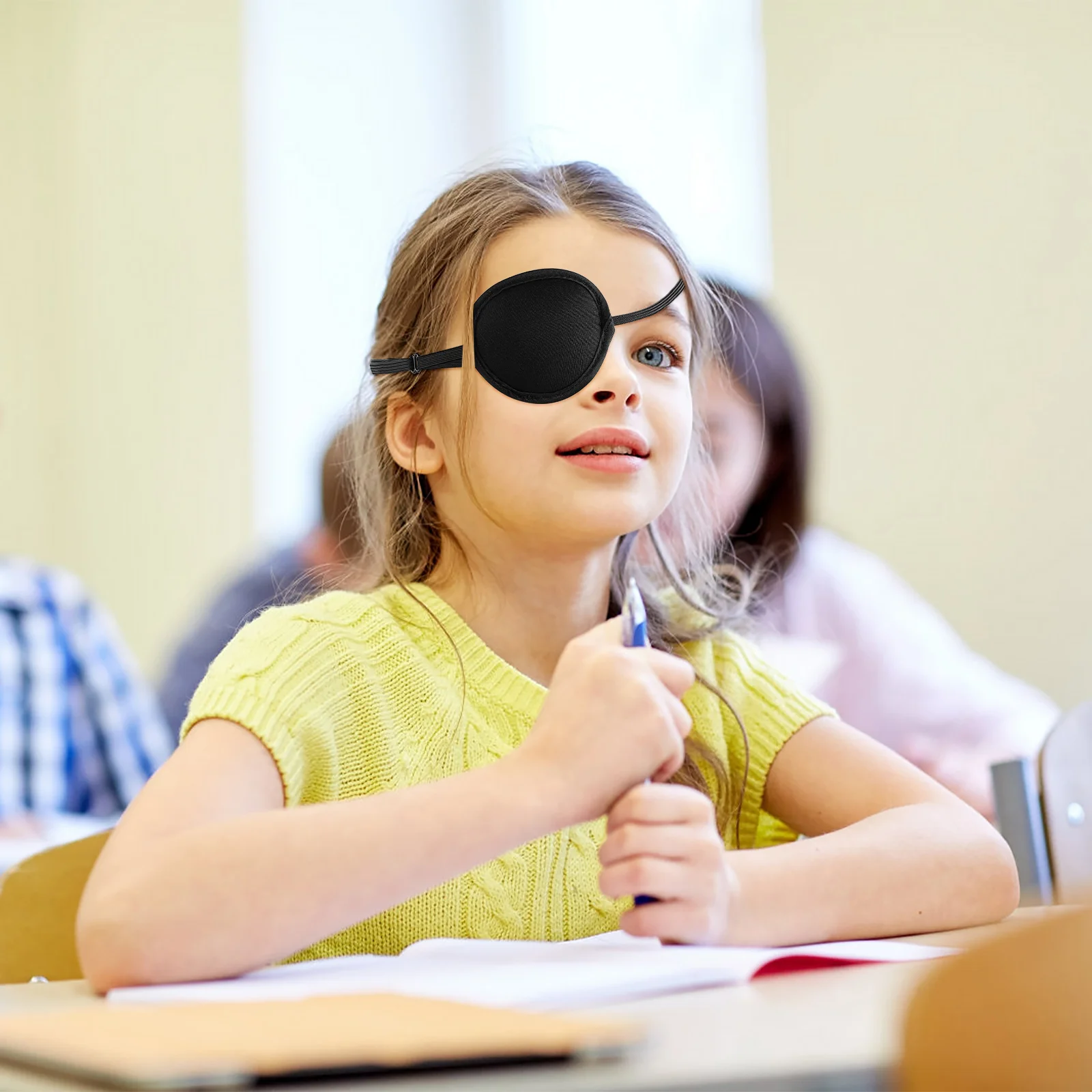 Eye Patch for Strabismus Halloween Pirate Prop Post-surgery Child Eyepatch Lazy Blindfold 6
