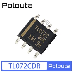 Amplificateur linéaire tl072chr TL072CD TL072C SOP 8, 10 pièces, Polouta Arduino Nano, livraison gratuite, Kit de bricolage, Circuit intégré électronique 