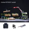 LESU 6X6 Metal Chassis 1/14 770S RC Tractor Truck Hydraulic Crane Logging Trailer Painted Finished Vehicle Toucan Customized DIY 1