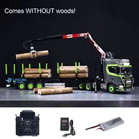 LESU 6X6 Metal Chassis 1/14 770S RC Tractor Truck Hydraulic Crane Logging Trailer Painted Finished Vehicle Toucan Customized DIY 1