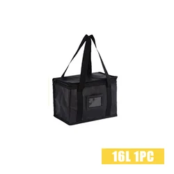 Large Capacity Insulated Cooler Bag - Portable Thermal Lunch and Picnic Tote (16L-1PCS)