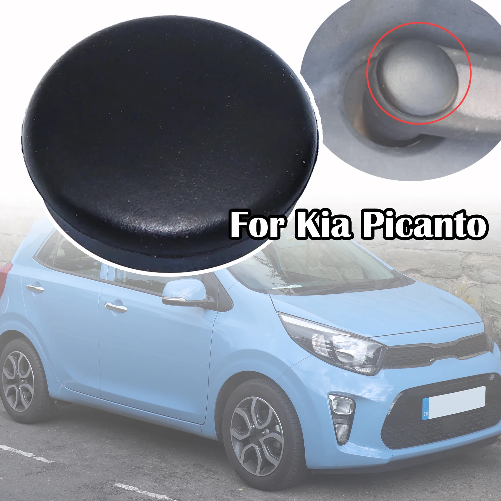 Tapa de brazo de parabrisas para Kia Picanto Morning Eko Taxi Suria, cubierta de tuerca de limpiaparabrisas delantero, Perno Protector antioxidante, pieza de repuesto de coche, 1 unidad