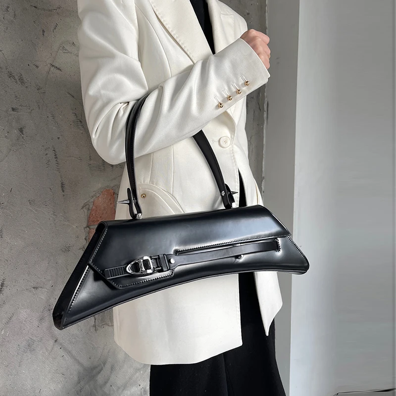 Moto & Biker Underarm Bags for Women Luxury Designer Handbags And Purses Lady Shoulder Tote