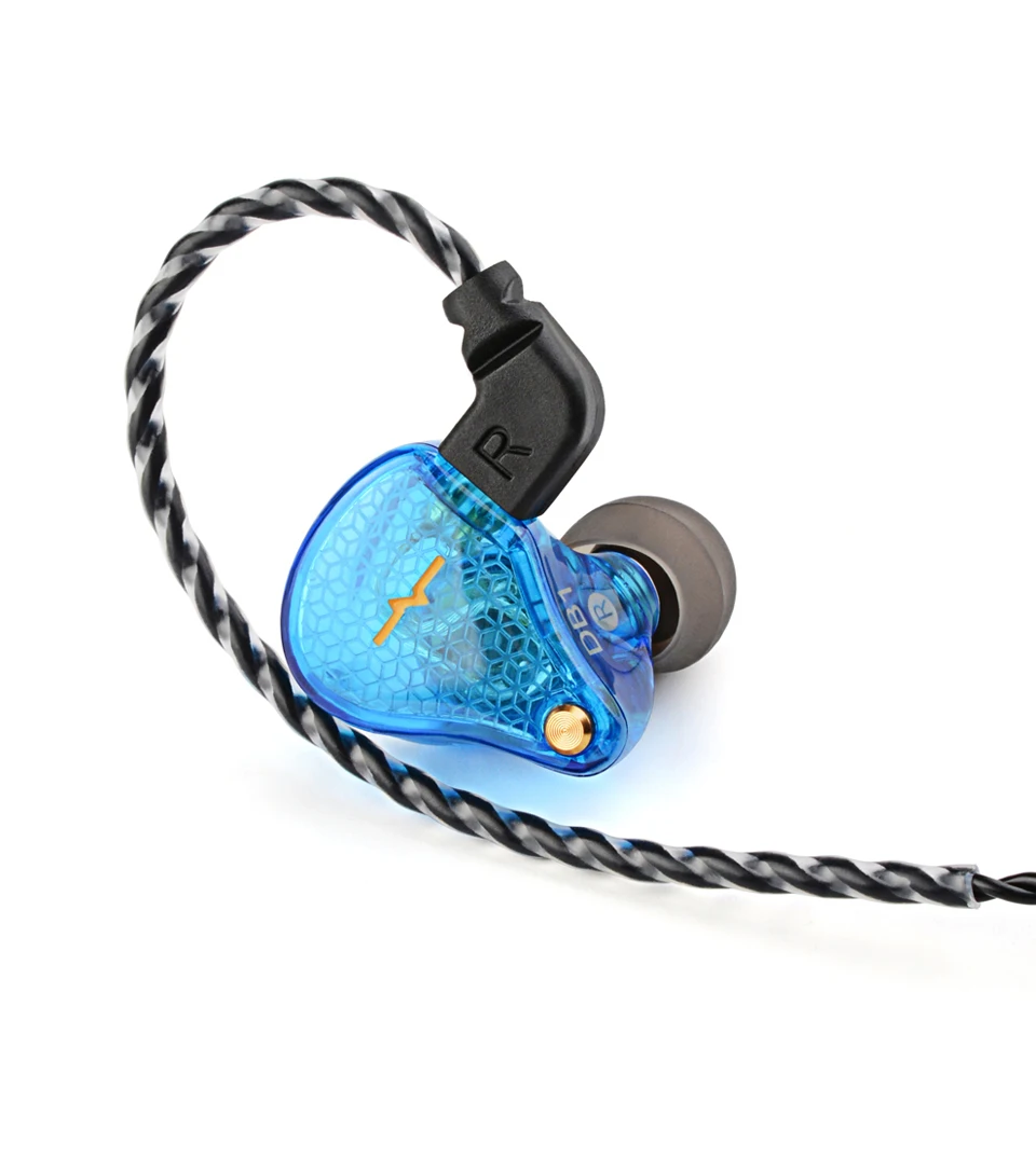2021 NiceHCK DB1 HIFI In Ear Earphone 10mm Dynamic Music DJ Running Sport IEM Earbud Studio Earplug 0.78mm 2Pin Detachable