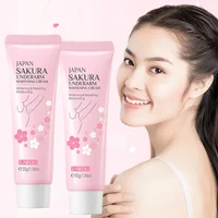 Laikou Sakura Body Whitening Bleach Cream Brighten Underarm Elbow Knees Joint Removal Intimate Parts Dark Spots Melanin 30g 2