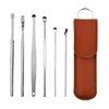 6PCS Ear Cleaner Wax Removal Tool Earpick Sticks Earwax Remover Curette Ear Pick Cleaning Ear