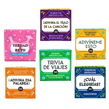 Gioco da Tavolo Spagnolo per il Post-Pranzo, Intrattenimento con Carte, Gioco per Riunioni Familiari, Giochi di Carte