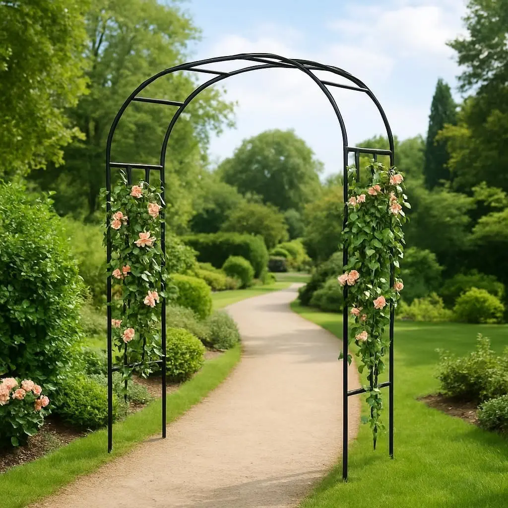 HiMISS Garden Arch Arbor Trellis image 7