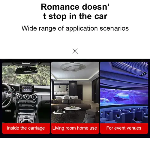 New Atmosphere Projection Car Ambient Light Large Range Projection Romantic Atmosphere Multiple Scenes Adjustable Focus Distance - Image 4