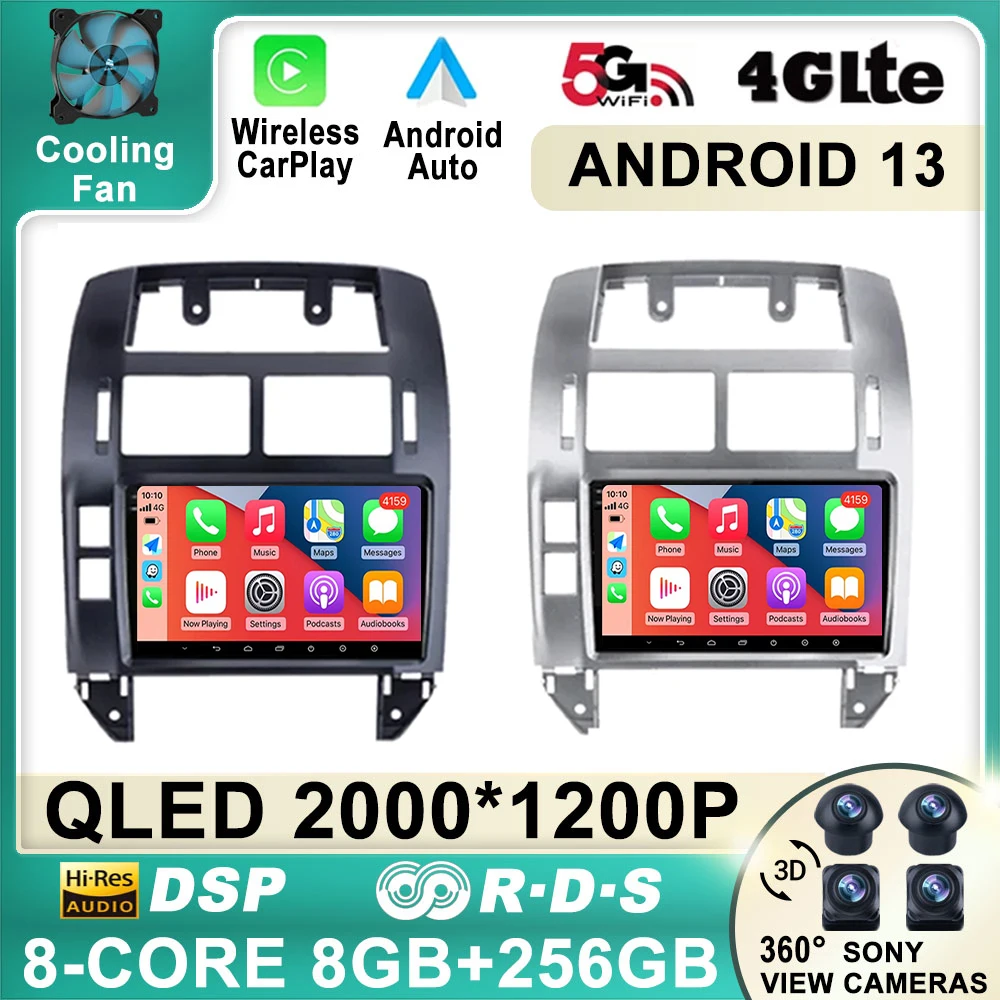

Android 13 Car Radio For Volkswagen VW Polo MK4 6Q 9N 9N3 2004-2009 Multimedia Video Player GPS Carplay QLED Screen Auto Stereo