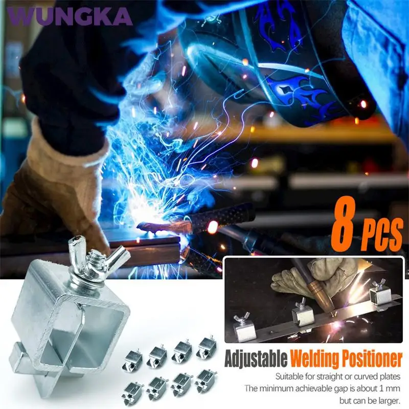 Welding Accessories Clamp 8pcs Stainless Steel Butterfly Valve Welding Clamps Holder Positioner Fixture Weld Holders Tool Alignment