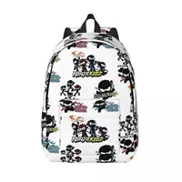 Ninja Kidz Pack Cartoon for Teens Student School Bookbag Canvas Daypack Middle High College with Pocket 1