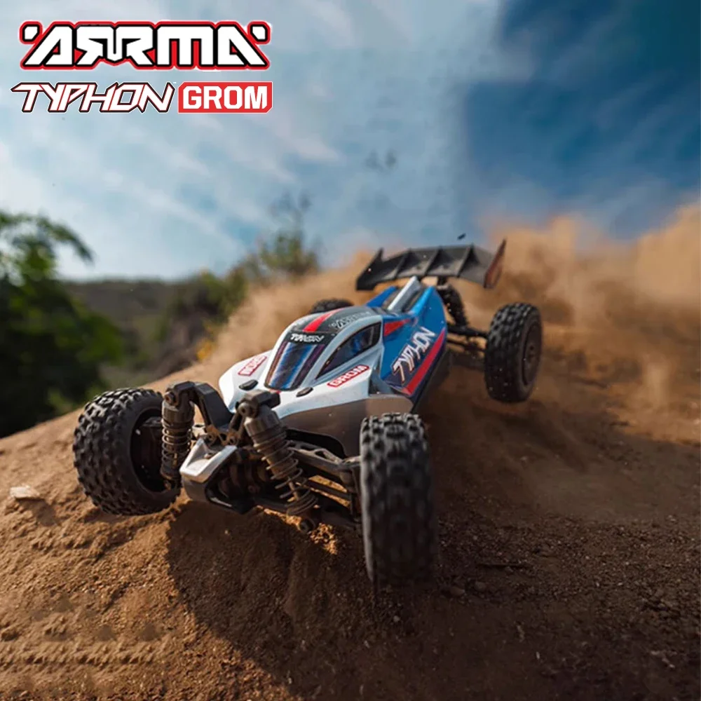 ARRMA TYPHON GROM MEGA ARA2106 4WD 2S Brushed RTR 1/18 RC Electric Remote Control Model Car Buggy Off-road Racing Toys 2