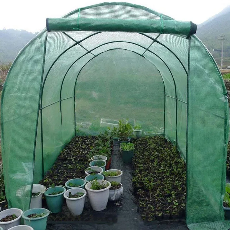 

Portable Walk-in Greenhouse Heavy Duty .Indoor Outdoor Plant Gardening Green House, Roll-Up Door,Thicken PE Cover 300x200x200cm