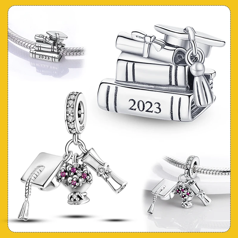 Breloques en argent 2023 pour bracelet Pandora, breloques de