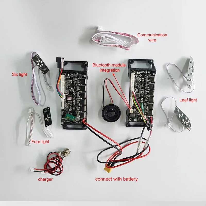 6.5 Inch Scooter Double System Control Motherboard PCB for 2 Wheel Self Balancing Electric Hoverboard Parts electric scooter accessories