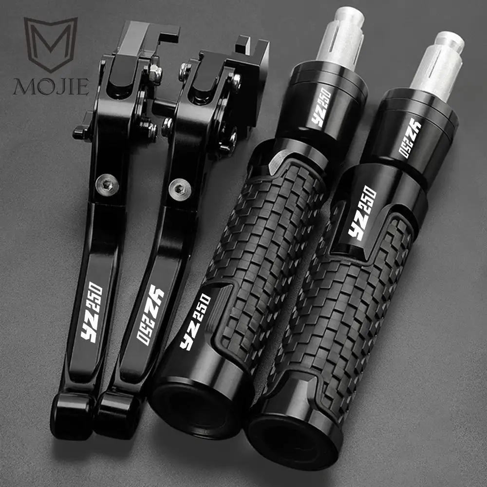 

For YAMAHA YZ250 YZ 250 2001-2007 2006 2005 2004 2003 2002 Motorcycle Foldable Adjustable Brake Clutch Levers Handle Grip Ends